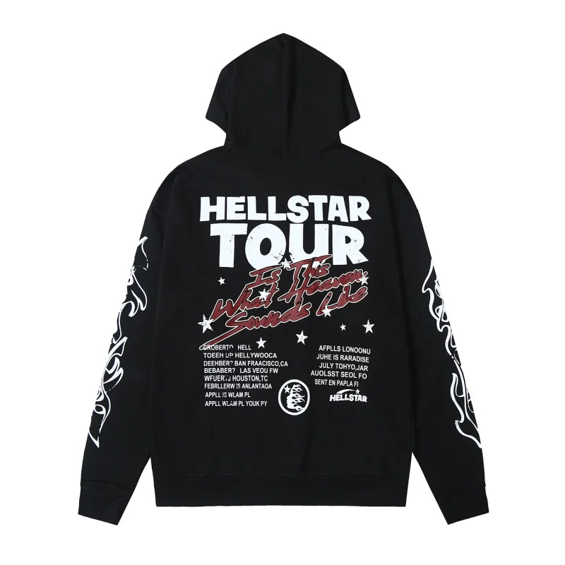 Hellstar Records Hoodie Black