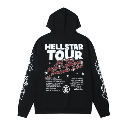 Hellstar Records Hoodie Black
