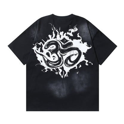 Hellstar Reach Your Inner Peace Black Graphic T-Shirt