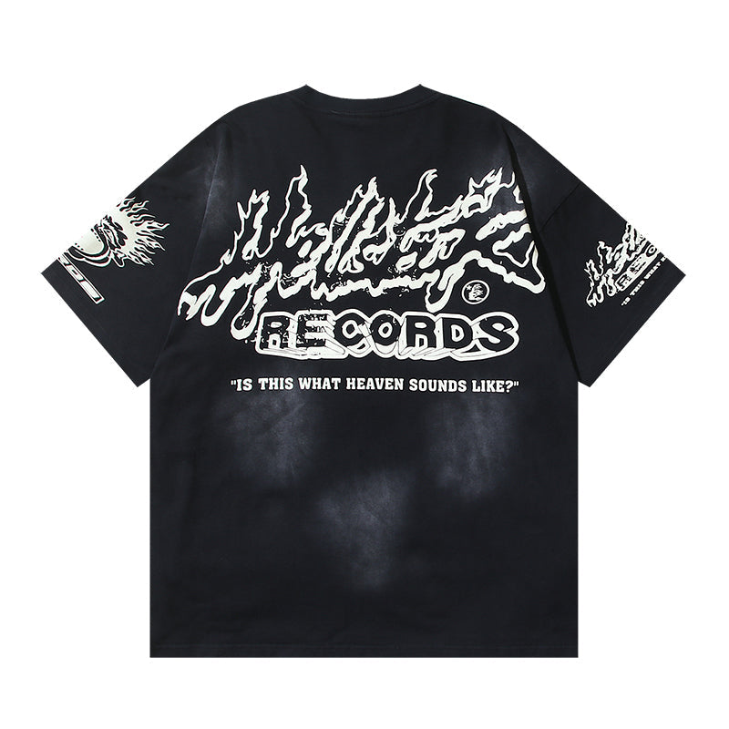Hellstar Records T-Shirt Black/White