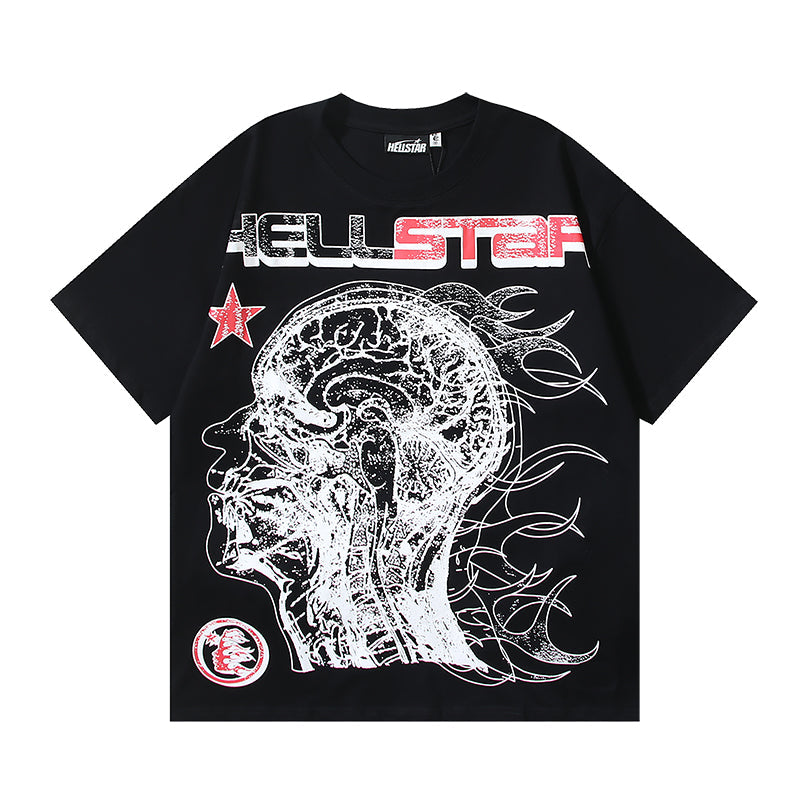 Hellstar Human Development Graphic T-Shirt Black