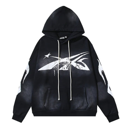 Hellstar Spiderweb Sport Hoodie Black