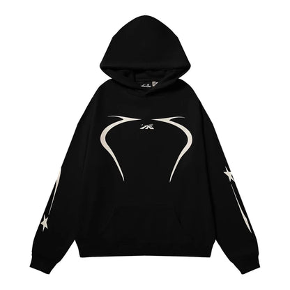 Hellstar Sport Hoodie Black White